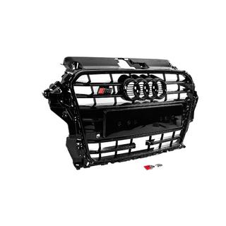 Griglia Anteriore S-Style (2012-2016, nera) Audi A3 2012-2020 foto 3