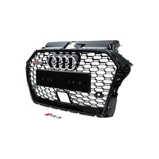 Griglia Anteriore RS-Style (2016-2020, nero-grigio) Audi A3 2012-2020 foto 2