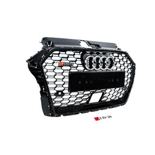 Griglia Anteriore RS-Style (2016-2020, nero-grigio) Audi A3 2012-2020 foto 3
