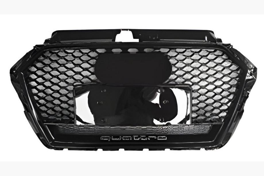 Audi A3 2012-2020 Griglia anteriore RS-style con scritta Quarrto (2016-2020, nera) Foto 1