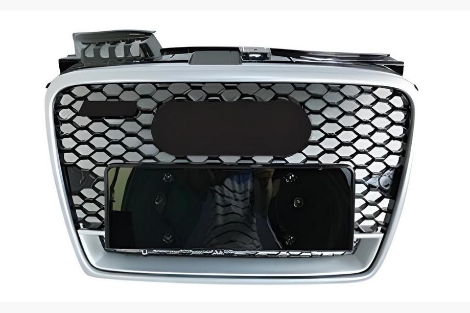 Audi A4 B7 2004-2008 Griglia anteriore RS-Style V-1 (nera con cromo) Image