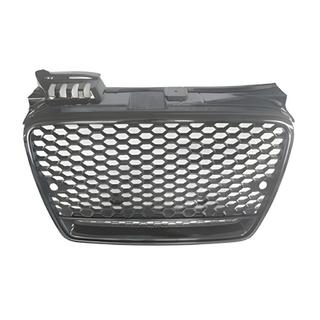 Griglia anteriore RS-Style V-2 (senza logo, nera con cromature) Audi A4 B7 2004-2008