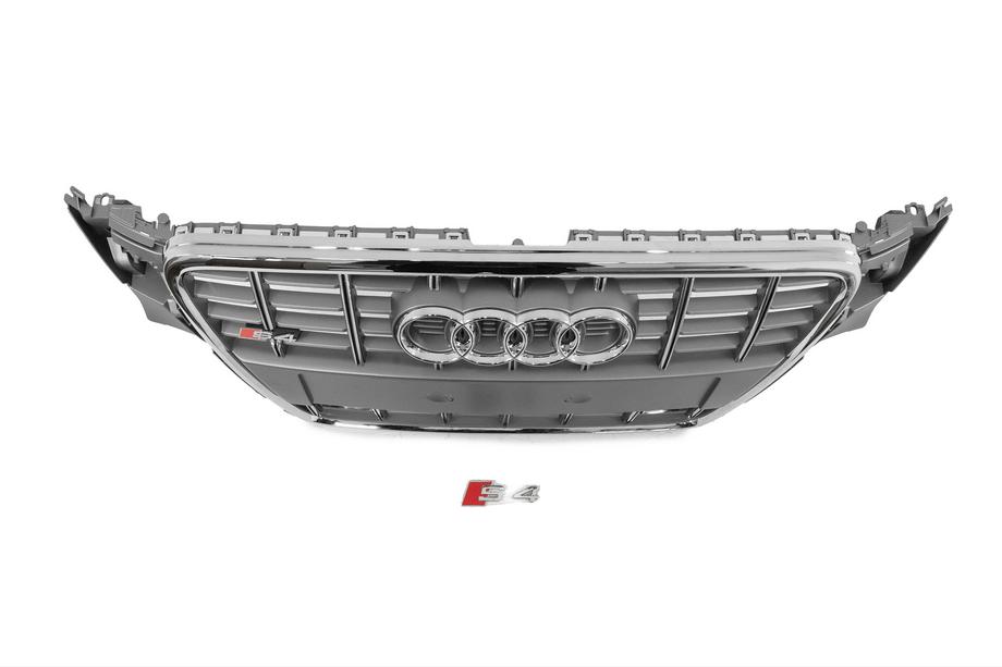 Audi A4 B8 2007-2015 Griglia anteriore RS-Style (2007-2011, grigia con cromo) Foto 4
