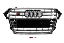 Audi A4 B8 2007-2015 Griglia anteriore S-Style (2012-2015, nera con cromo) foto 1