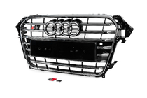 Audi A4 B8 2007-2015 Griglia anteriore S-Style (2012-2015, nera con cromo) foto 2