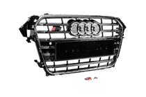 Audi A4 B8 2007-2015 Griglia anteriore S-Style (2012-2015, nera con cromo) foto 3