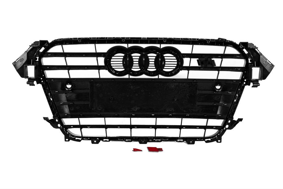 Audi A4 B8 2007-2015 Griglia anteriore S-Style (2012-2015, nera con cromo) Foto 4