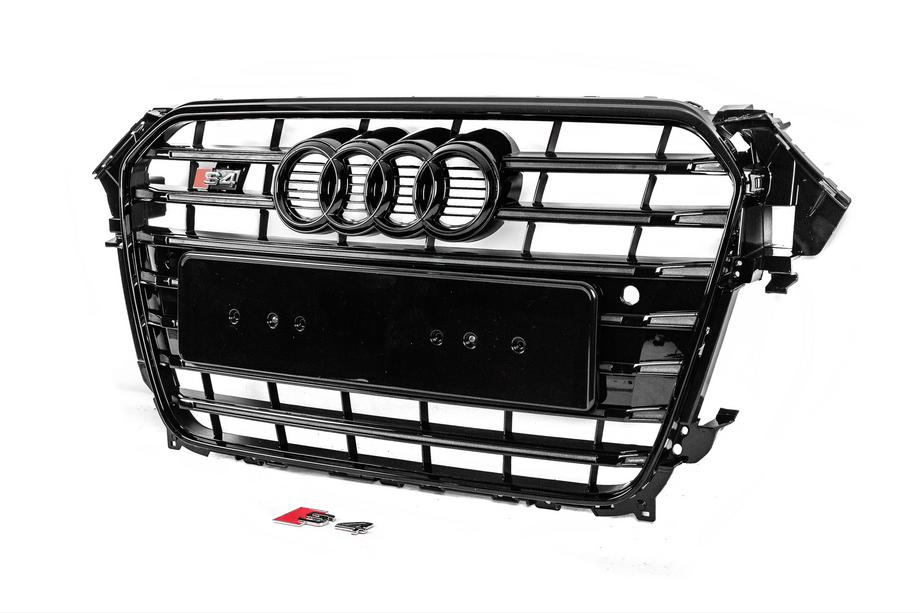 Audi A4 B8 2007-2015 Griglia Anteriore Nera S-Style (2012-2015) Foto 3