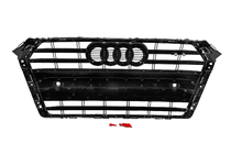 Audi A4 B9 2015-2024 Griglia anteriore S-style (2015-2019, cromata+nera) foto 4