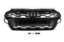 Audi A4 B9 2015-2024 Griglia anteriore S-style (2019-2024, nera) foto 1