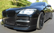 BMW 7 Series F01/F02 2008-2015 Griglia Rene 1 Barra (Nero Lucido) foto 3