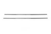 Renault Kangoo 1998-2008 Cornici esterne finestrini (2 pz, acciaio inox) Carmos - Acciaio Inox Turco foto 2