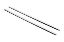 Renault Kangoo 1998-2008 Cornici esterne finestrini (2 pz, acciaio inox) Carmos - Acciaio Inox Turco foto 4