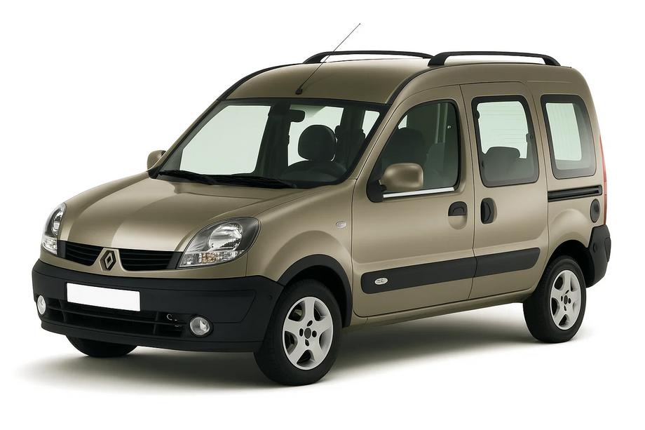 Renault Kangoo 1998-2008 Cornici esterne finestrini (2 pz, acciaio inox) Carmos - Acciaio Inox Turco Image