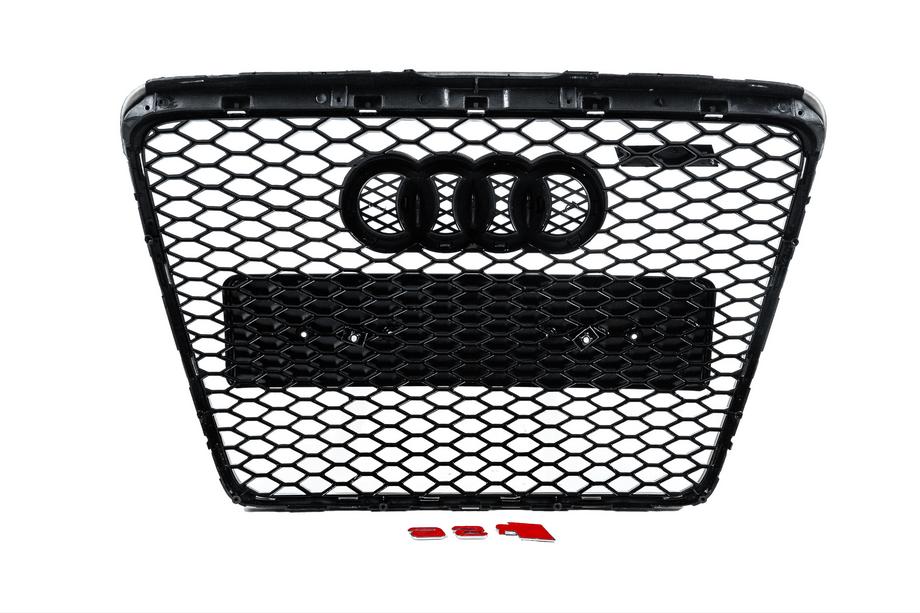 Audi A6 C6 2004-2011 Griglia anteriore RS-Style (nera) Foto 4