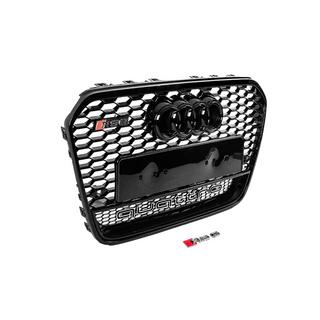 Griglia anteriore RS-style nera con scritta Quattro (2011-2014) foto 3
