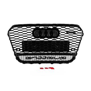 Griglia anteriore RS-style nera con scritta Quattro (2011-2014) foto 4