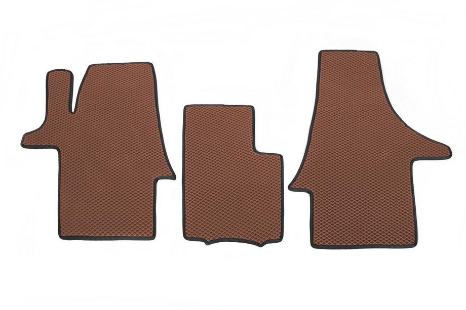 Volkswagen T6 2015-2024 Tappetini EVA (mattone, anteriori, per 1+1) Image