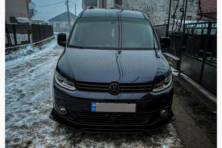 Volkswagen Caddy 2010-2015 Labbro anteriore Niken Black (ABS) Foto 2