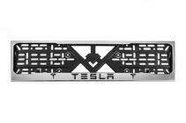 Tesla Cornice Targa Cromo (1 pz, Acciaio Inox) foto 1