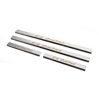 Battitacco Carmos (4 pz, acciaio inox) Citroen Cactus 2014-2020 foto 2