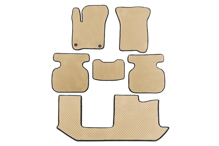 Fiat Freemont 2011-2016 Tappetini EVA (3 File, Beige) Image