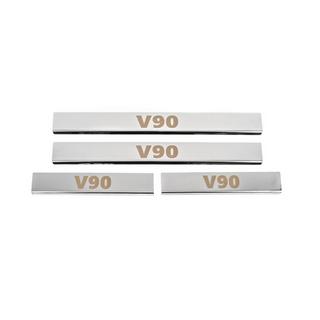 Battitacco Carmos (4 pz, acciaio inox) Volvo S90/V90 2016- foto 1