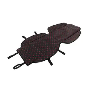 Copri sedile ECO (1 pz, Nero con cuciture rosse) foto 3