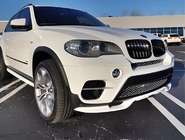 BMW X5 E70 2007-2013 Lip spoiler paraurti anteriore (per 2010-2013 Base, da verniciare) foto 8
