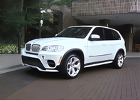 BMW X5 E70 2007-2013 Lip spoiler paraurti anteriore (per 2010-2013 Base, da verniciare) foto 10