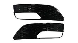 Audi A3 2012-2020 Griglie fendinebbia RS-Style V-2 (2012-2016, 2 pz, Nero) foto 3