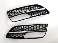 Audi A3 2012-2020 Griglie fendinebbia RS-Style V-2 (2012-2016, 2 pz, Nero) foto 1