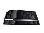 Audi A3 2012-2020 Griglie fendinebbia S-Style V-2 (2016-2020, 2 pz, Nero) foto 2