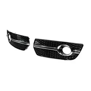 Griglie fendinebbia RS-Style (2008-2012, 2 pz, nero con cromature) Audi Q5 2008-2017 foto 2