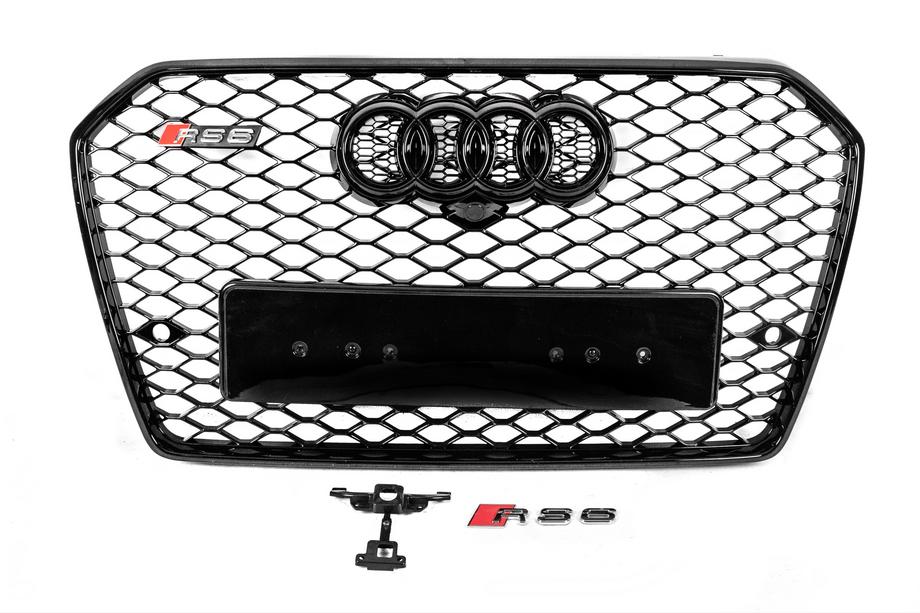 Audi A6 C7 2011-2017 Griglia anteriore nera RS-style (2014-2017) Image