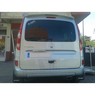 Modanatura cromata sopra la targa (acciaio inox) Renault Kangoo 2008–2020 foto 2