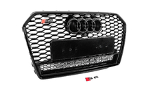 Audi A6 C7 2011-2017 Griglia anteriore nera stile RS con scritta Quattro (2014-2017) foto 3