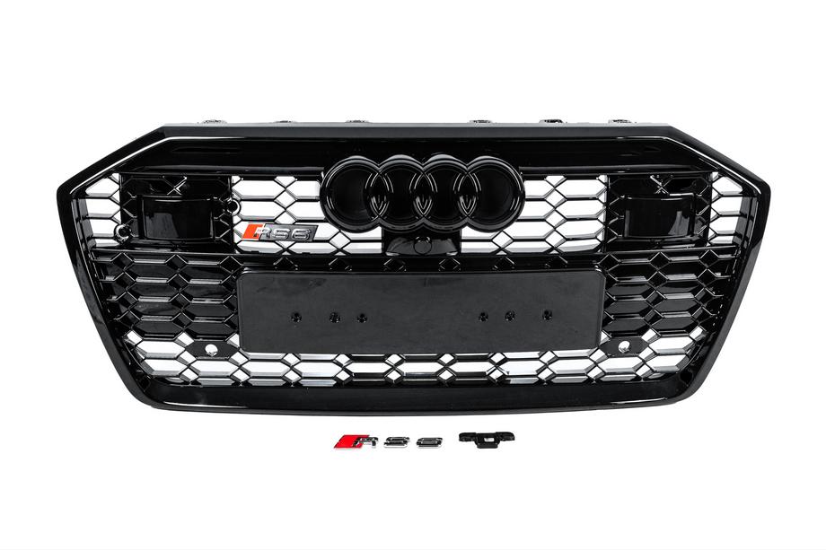 Audi A6 C8 2018–2025 Griglia Anteriore RS-Style (con ACC, nera) Image