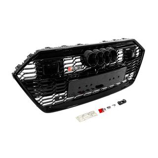 Griglia anteriore RS-Style con scritta Quattro (nera) foto 4