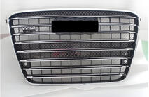 Audi A8 2010-2018 Griglia anteriore (2010-2013, nera con cromatura) foto 1