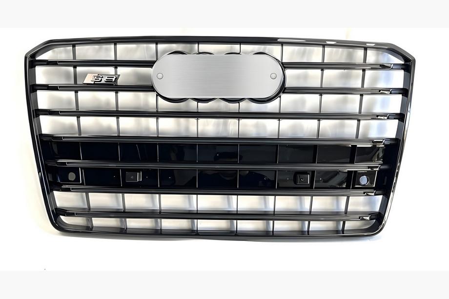 Audi A8 2010-2018 Griglia anteriore S-Style (2010-2013, nera) Image