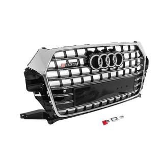 Griglia Anteriore RSQ-Style (2015-2019, nera con cromo) Audi Q3 2011-2019 foto 3