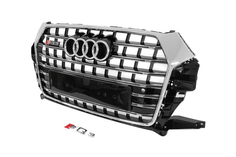 Audi Q3 2011-2019 Griglia Anteriore RSQ-Style (2015-2019, nera con cromo) Foto 2
