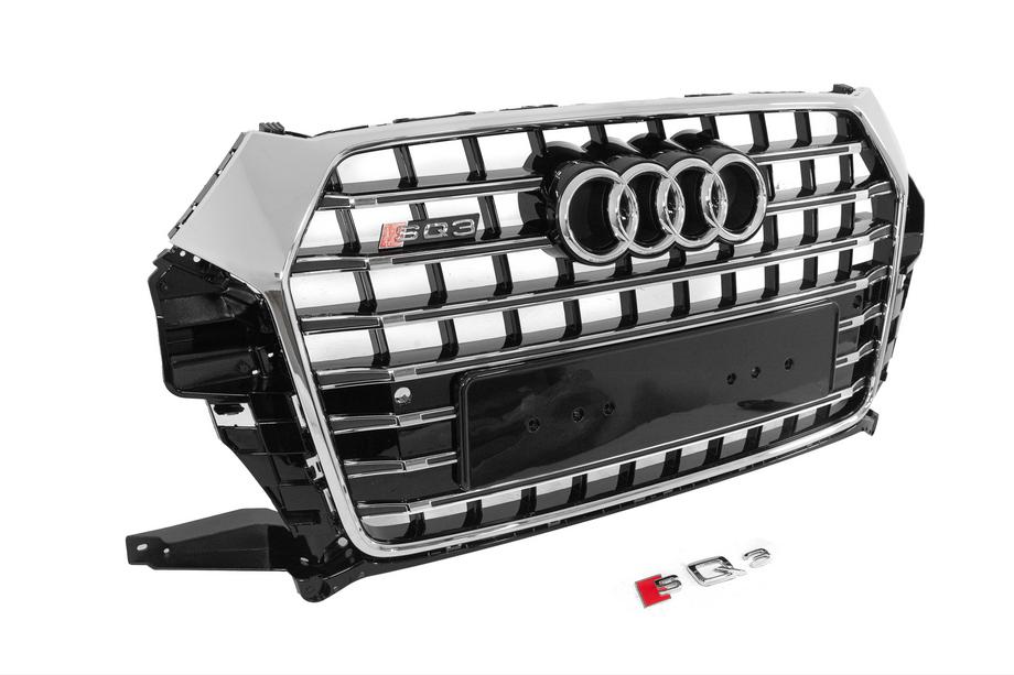 Audi Q3 2011-2019 Griglia Anteriore RSQ-Style (2015-2019, nera con cromo) Foto 3