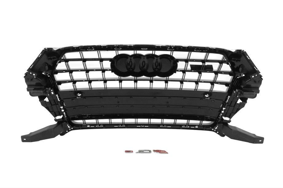 Audi Q3 2011-2019 Griglia Anteriore RSQ-Style (2015-2019, nera con cromo) Foto 5