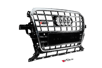 Audi Q5 2008-2017 Griglia anteriore SQ-Style (2012-2017, nera con cromatura) foto 3