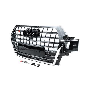 Griglia anteriore SQ-Style V-2 (2015-2019, nera con cromature) Audi Q7 2015–2026 foto 2