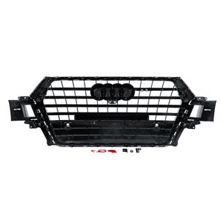 Griglia anteriore SQ-Style V-2 (2015-2019, nera con cromature) Audi Q7 2015–2026 foto 4