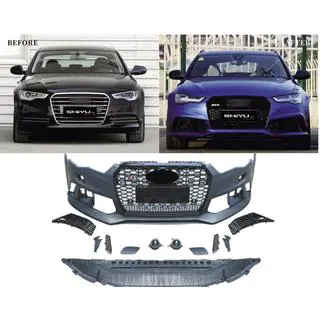 Paraurti anteriore con griglia nera RS6-Style (2011-2014) foto 2