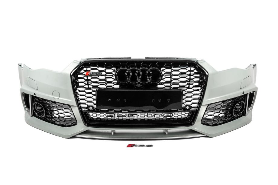 Audi A6 C7 2011-2017 Paraurti anteriore con griglia nera RS6-Style (2014–2017) Image